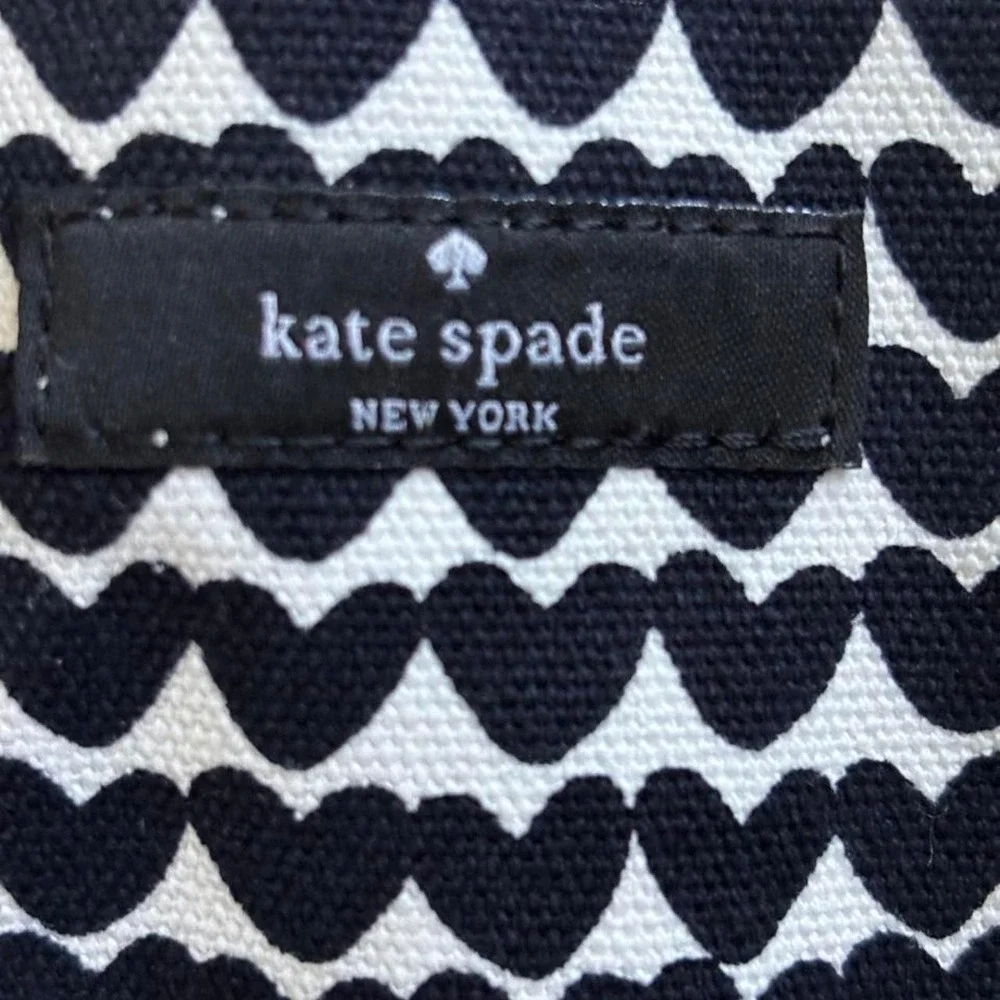 KATE SPADE NEW YORK BON SHOPPER HEART PRINT TOTE BAG